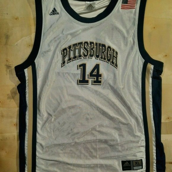 Pitt Panthers #14 Kendall Vintage Adidas Basket Basketball Jersey size XL - Picture 1 of 9